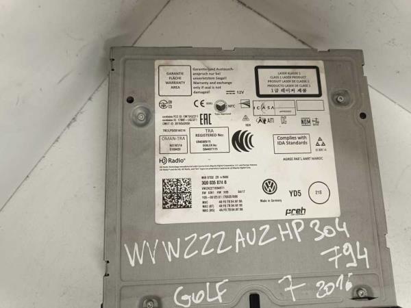 RADIO GPS VAG - Vue 6